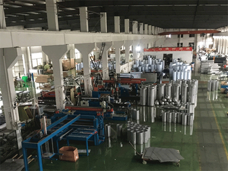 不銹鋼水箱生產現場